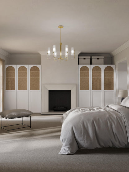 Jeanor Modular Hinged-Door Wardrobe, 50 cm Wide, in Various Sizes