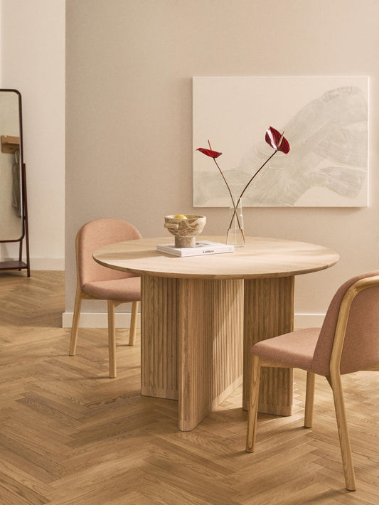 Jolva Round Dining Table in Oak, Ø 120 cm