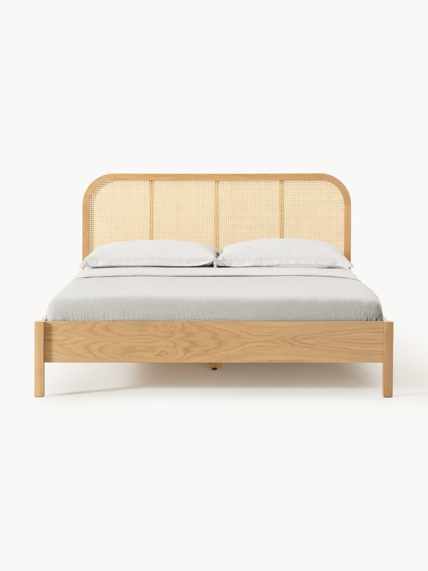 Jonner Wooden Bed, Vienna Cane Headboard