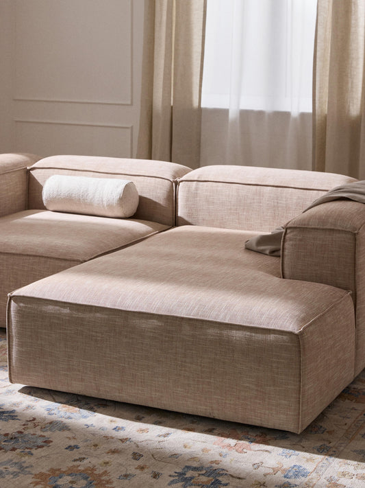 Lennard Linen Blend Ottoman Corner Module