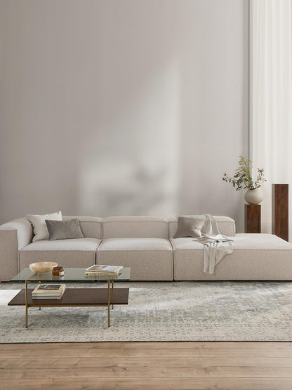 Lennard Modular Bouclé XL Ottoman