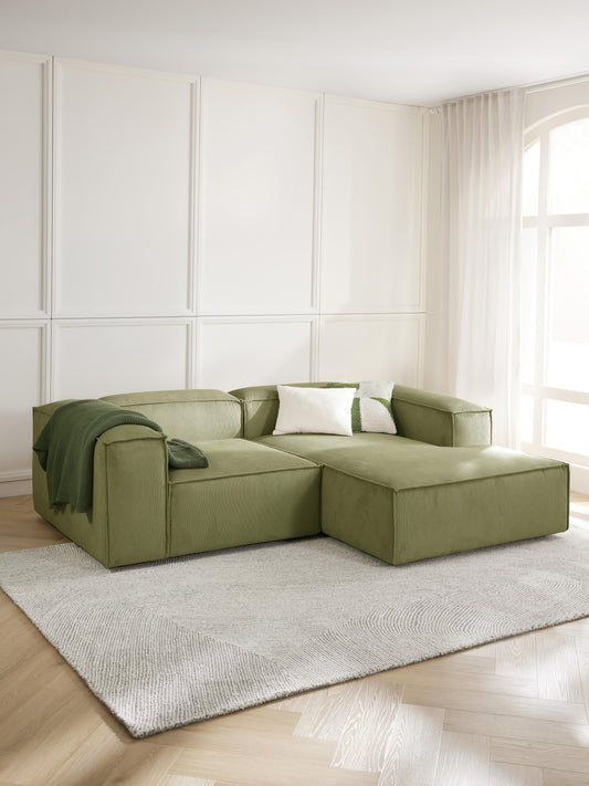 Lennard Modular Corduroy Corner Sofa (2-Seater)