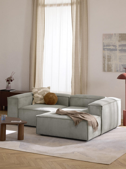 Lennard Modular Corduroy Corner Sofa (2-Seater)