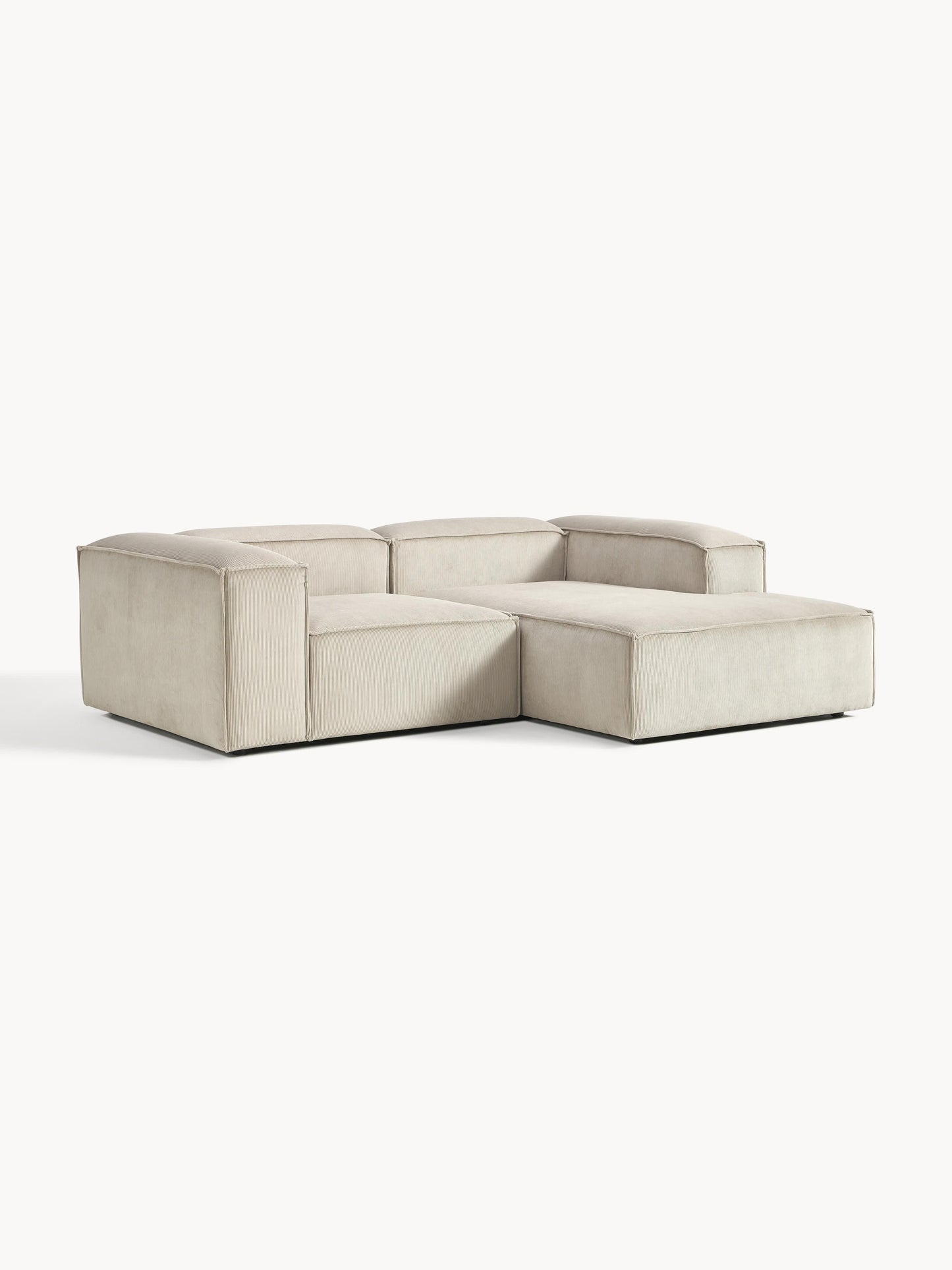 Lennard Modular Corduroy Corner Sofa (2-Seater)