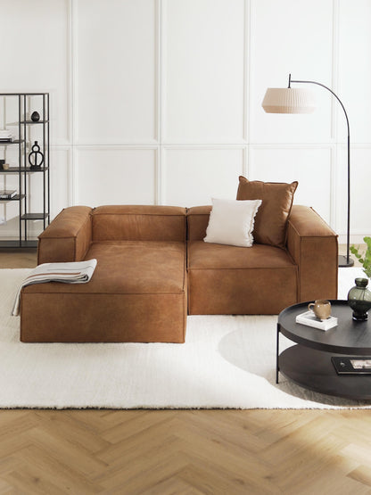 Lennard Modular Corner Sofa (2-Seater) in Leather