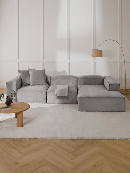 Lennard Modular Corner Sofa (4-Seater) in Corduroy