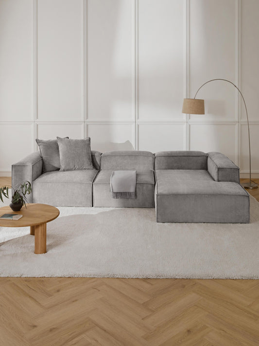 Lennard Modular Corner Sofa (4-Seater) in Corduroy
