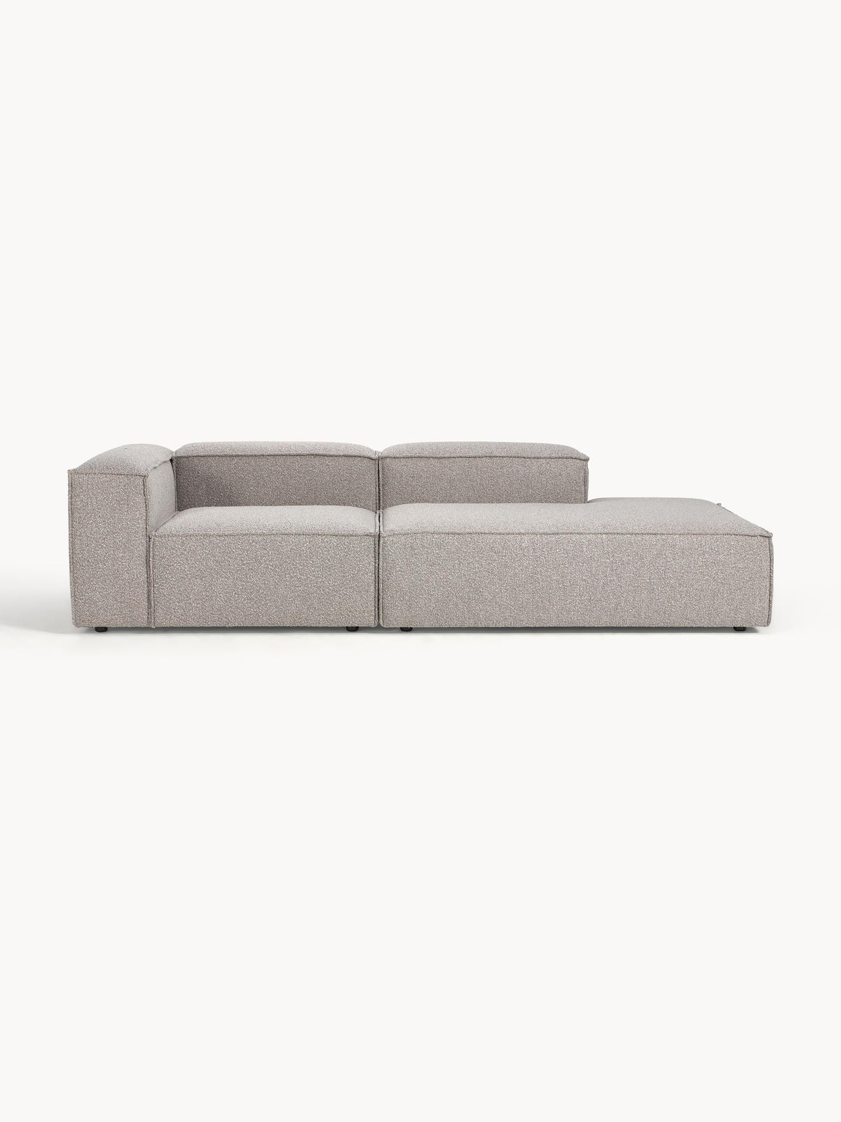 Lennard Modular Ottoman in Bouclé