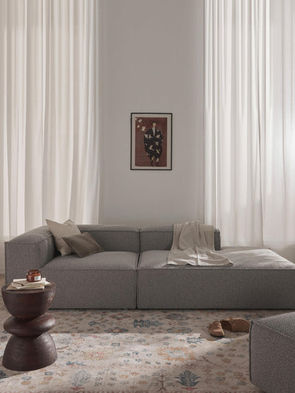 Lennard Modular Ottoman in Bouclé