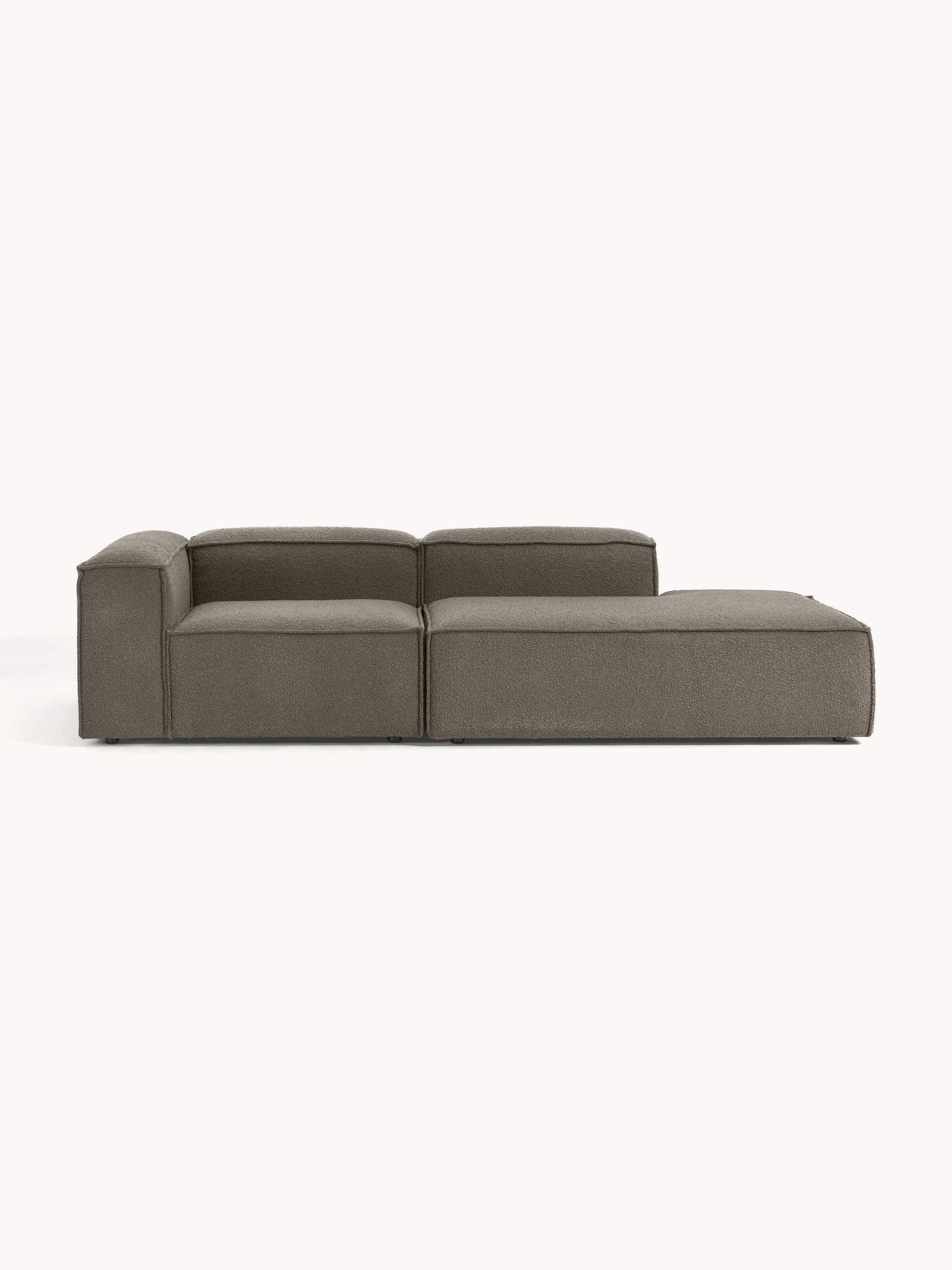 Lennard Modular Ottoman in Bouclé
