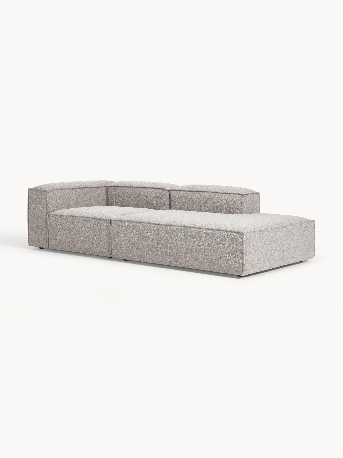 Lennard Modular Ottoman in Bouclé