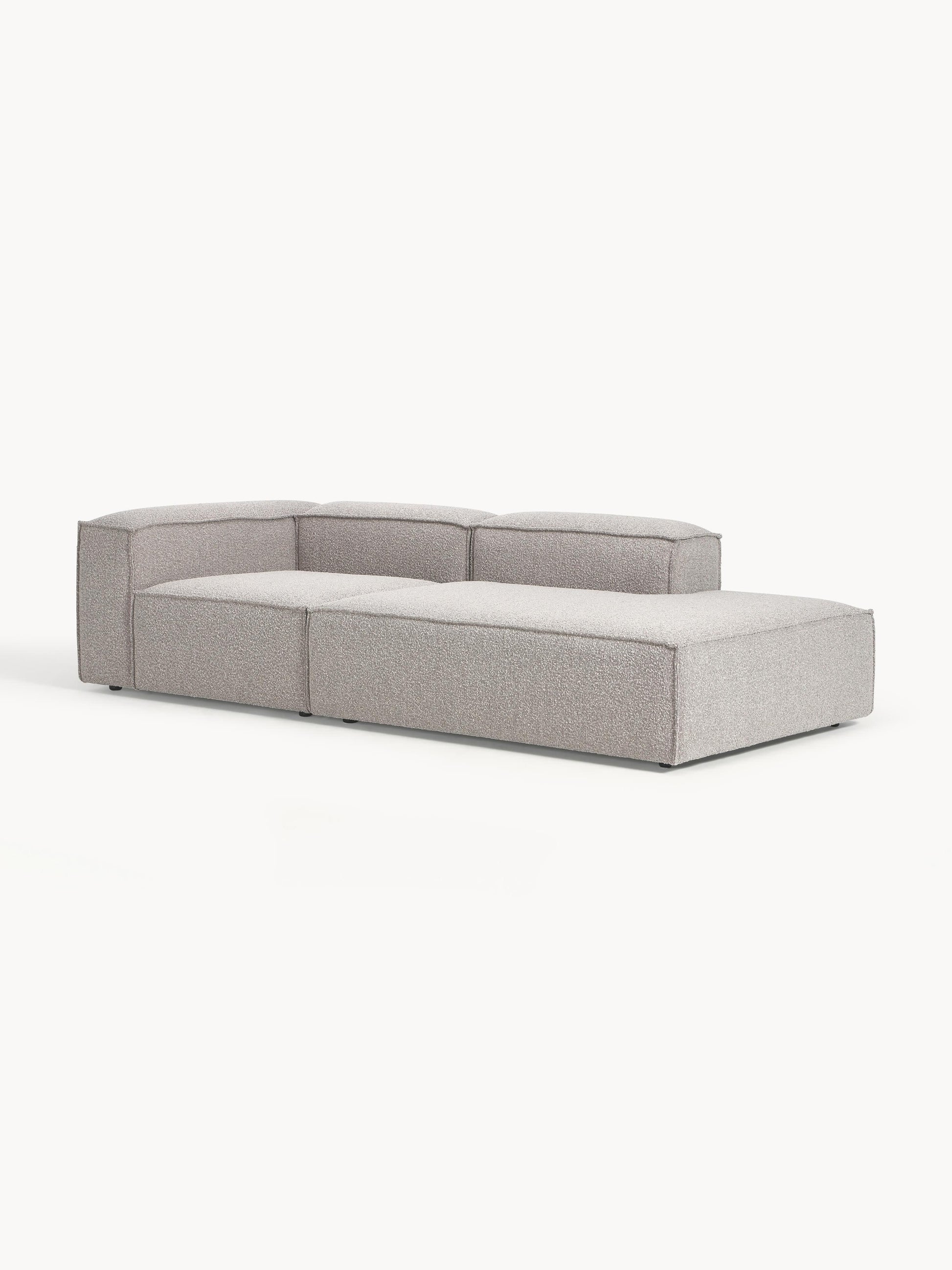 Lennard Modular Ottoman in Bouclé