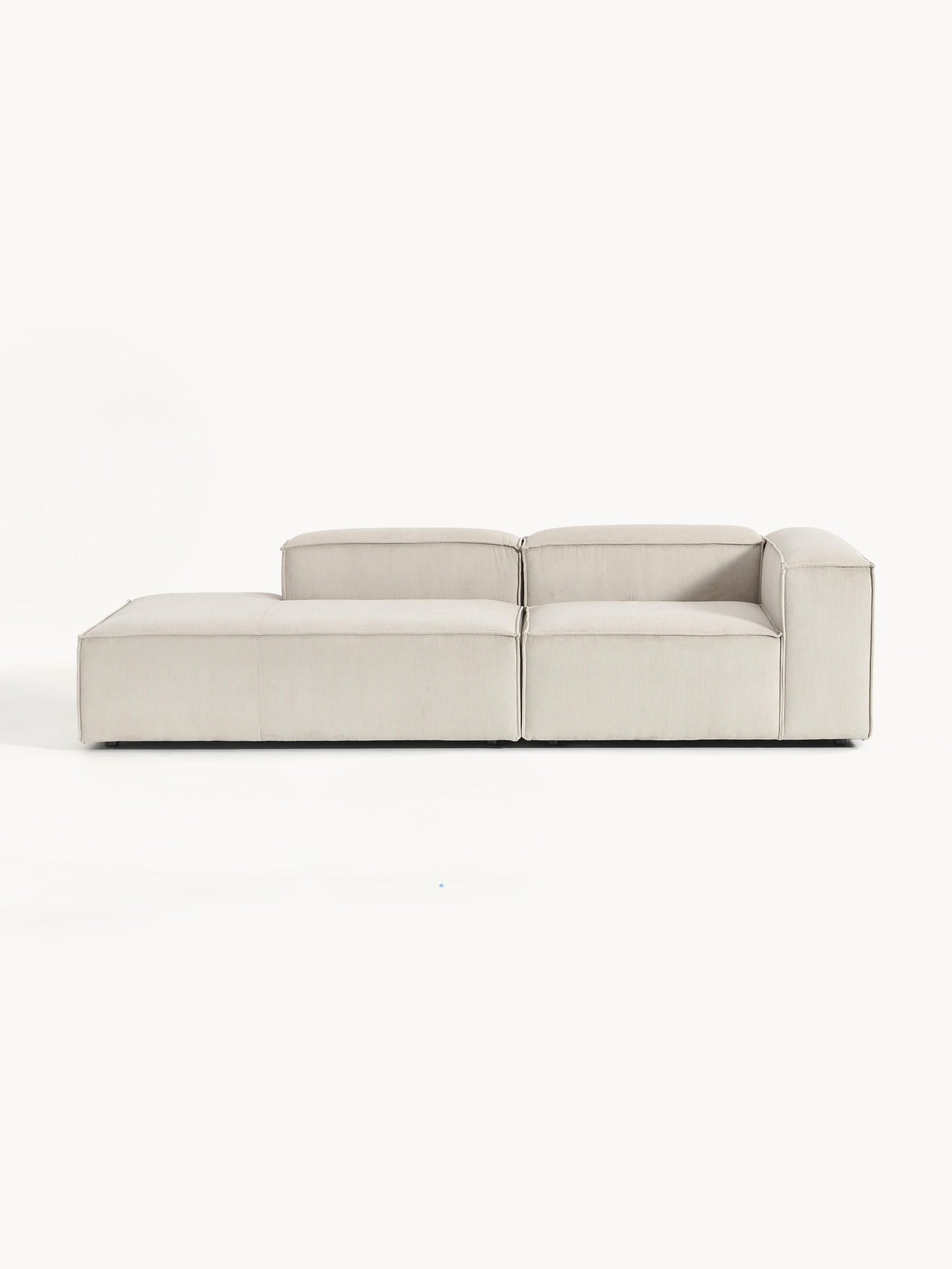 Lennard Modular Ottoman in Corduroy