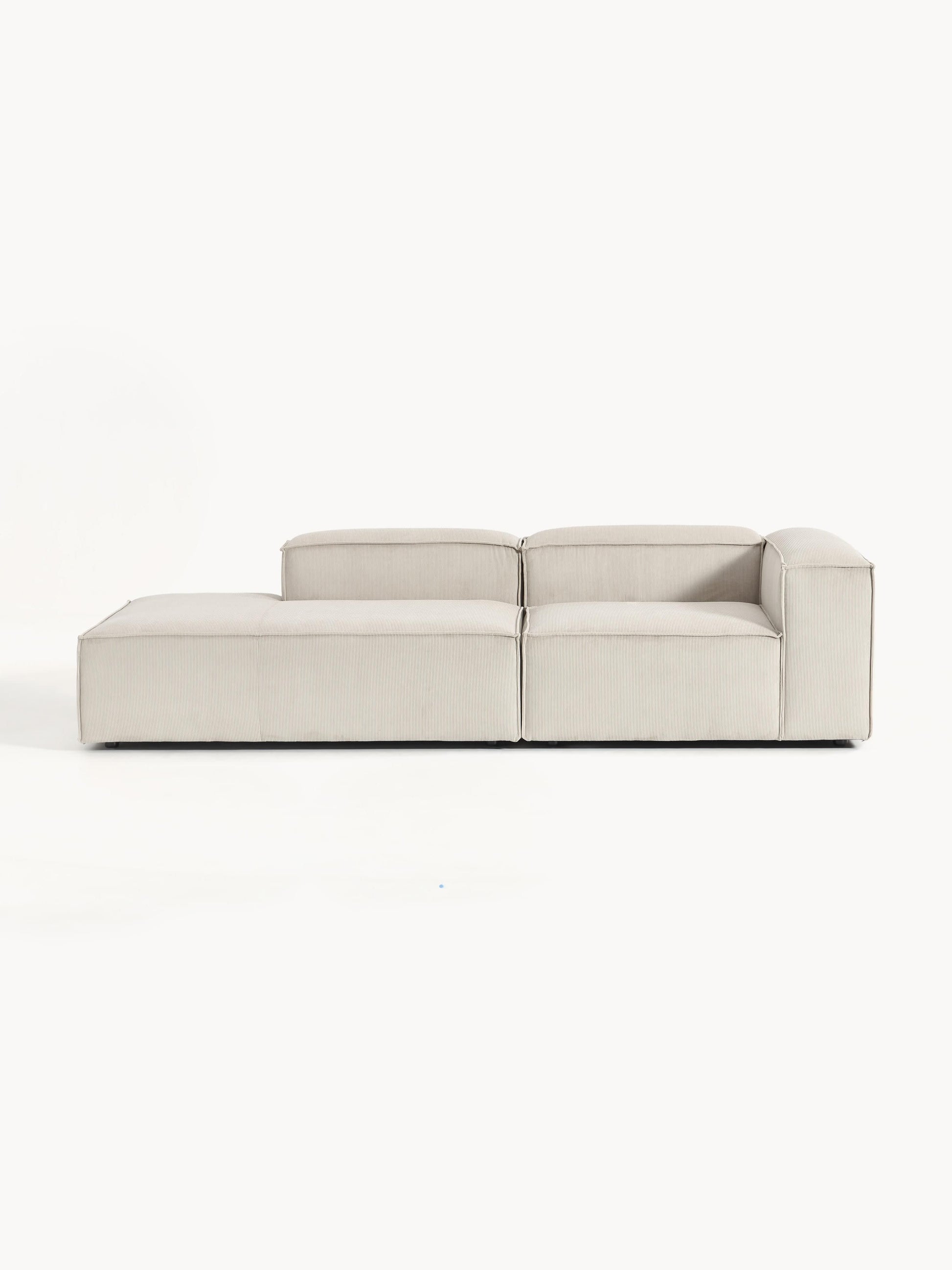 Lennard Modular Ottoman in Corduroy