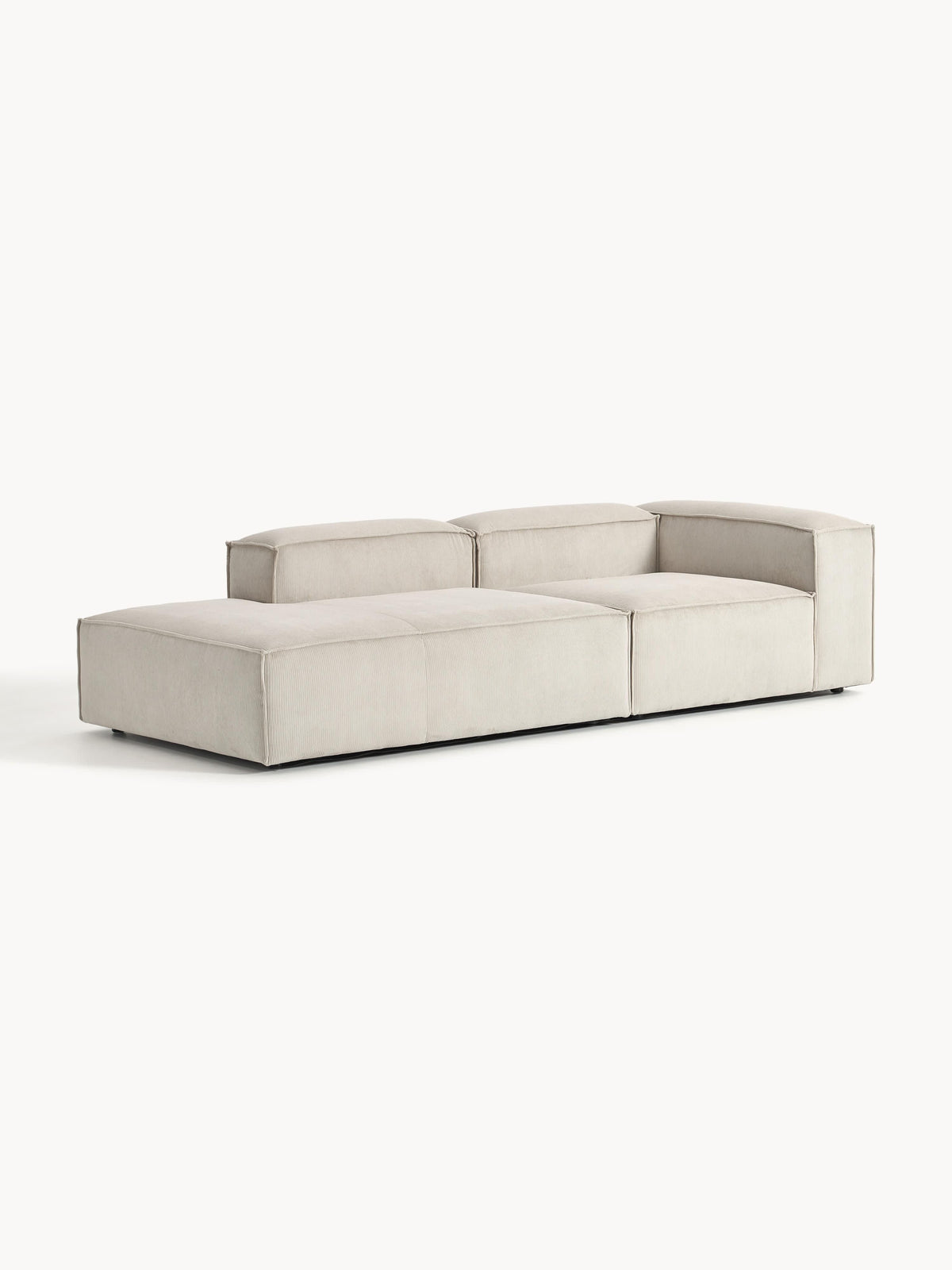Lennard Modular Ottoman in Corduroy