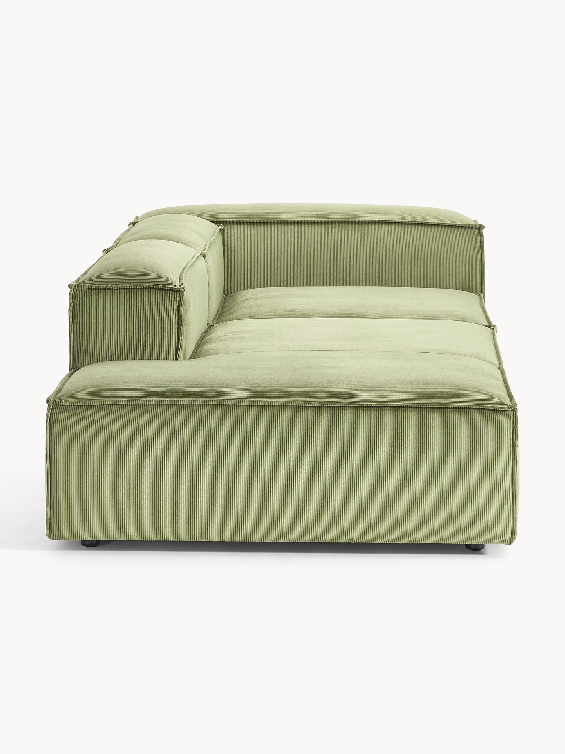 Lennard Modular Ottoman in Corduroy