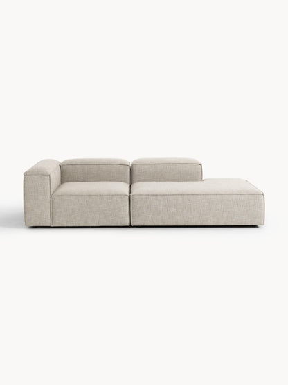 Lennard Modular Ottoman in Linen Blend