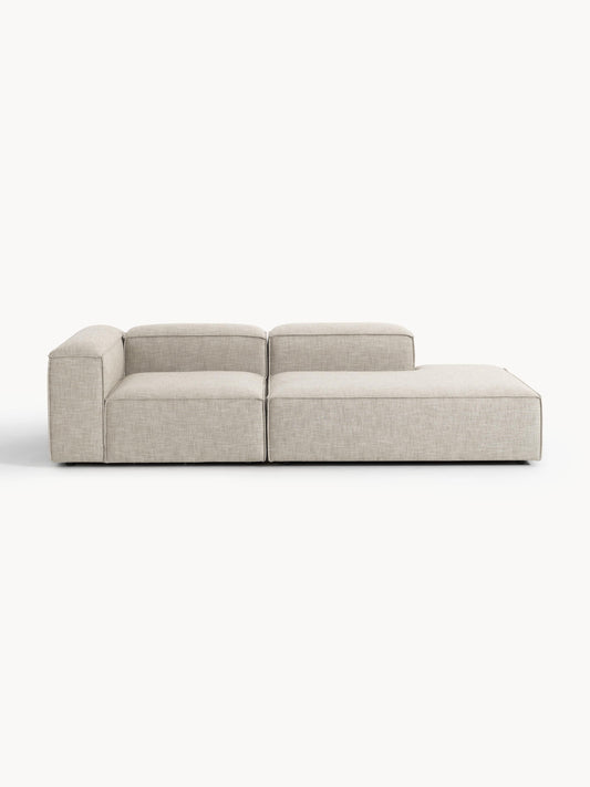 Lennard Modular Ottoman in Linen Blend