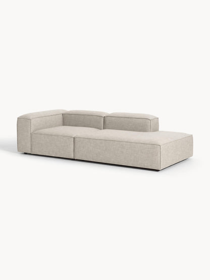Lennard Modular Ottoman in Linen Blend
