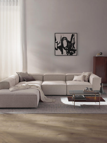 Lennard Modular XL Corner Sofa (4-Seater) in Bouclé
