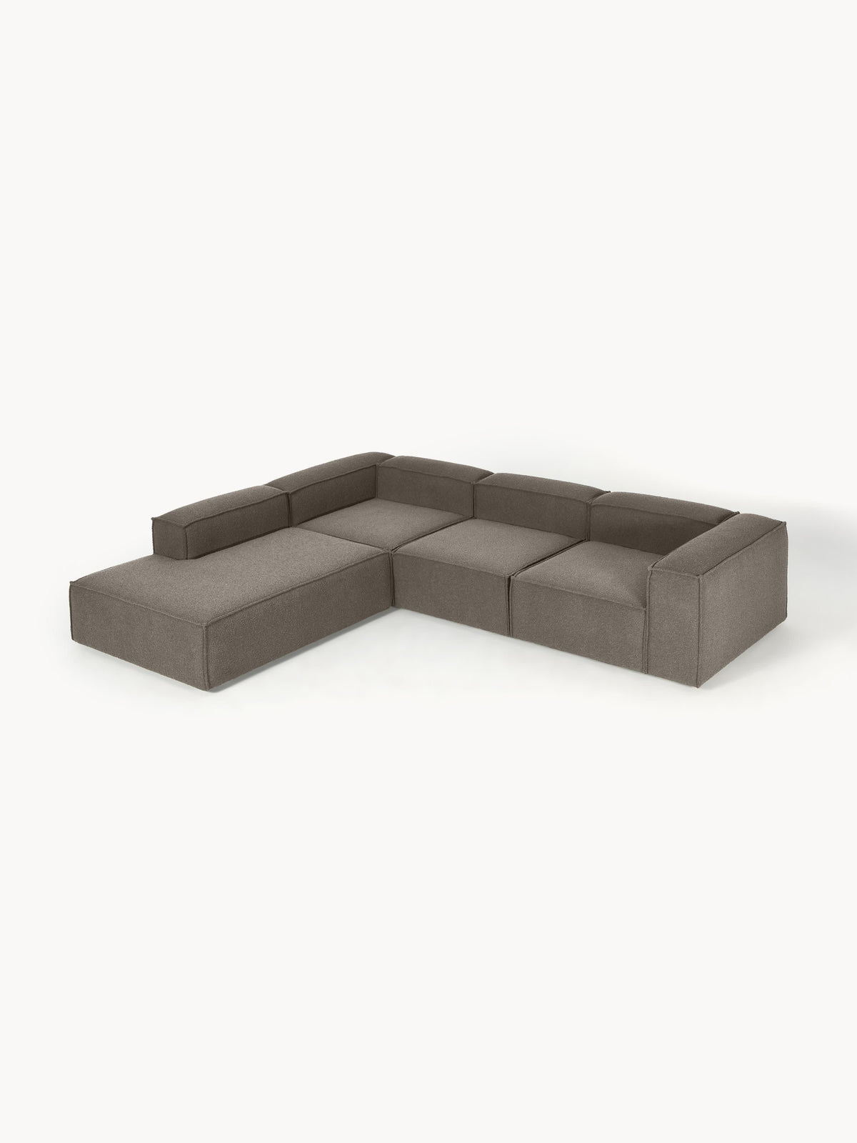 Lennard Modular XL Corner Sofa (4-Seater) in Bouclé