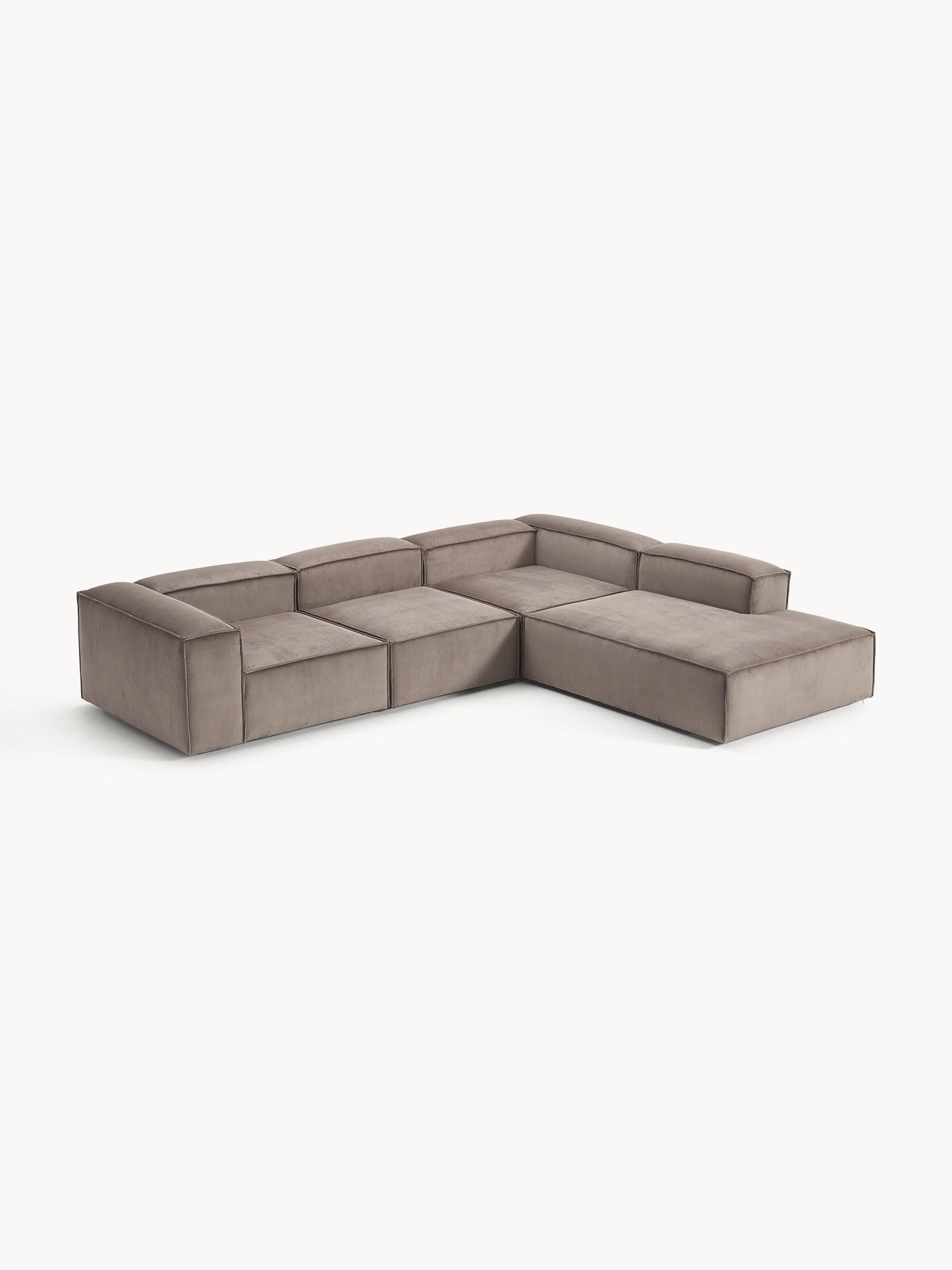 Lennard Modular XL Corner Sofa (4-Seater) in Corduroy
