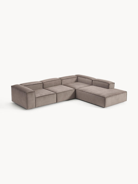 Lennard Modular XL Corner Sofa (4-Seater) in Corduroy