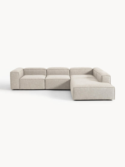 Lennard Modular XL Corner Sofa (4-Seater) in Linen Blend