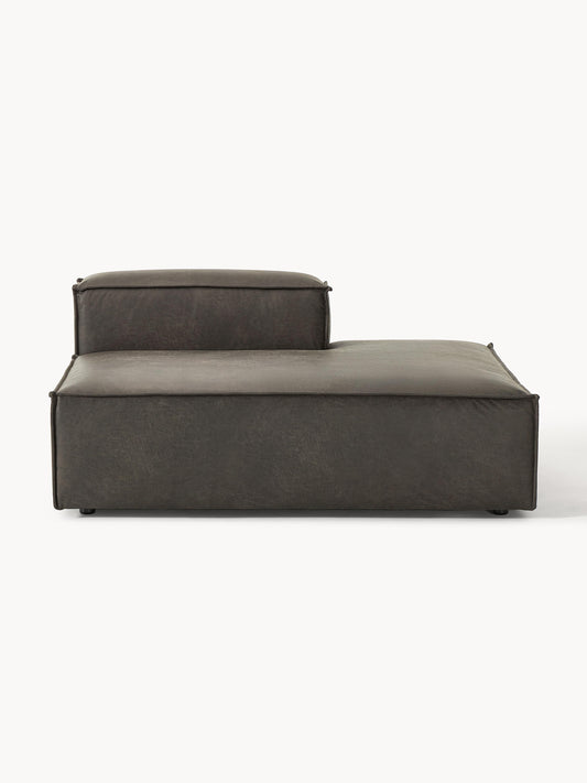 Lennard Ottoman Module in Leather