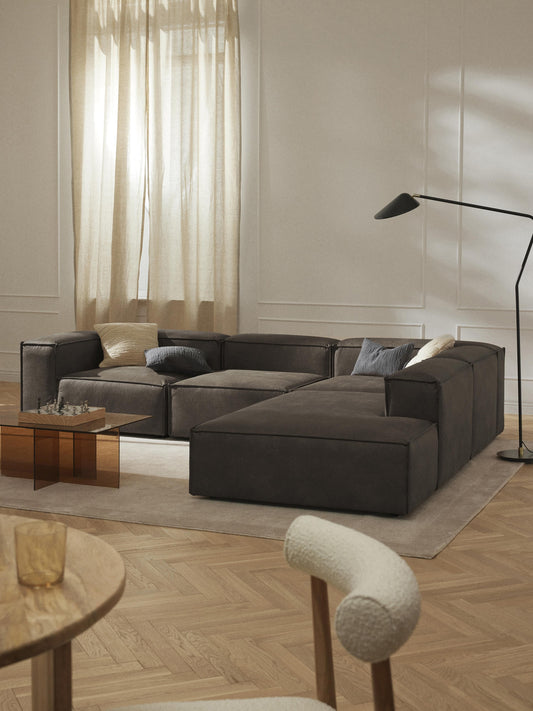 Lennard Ottoman Module in Leather