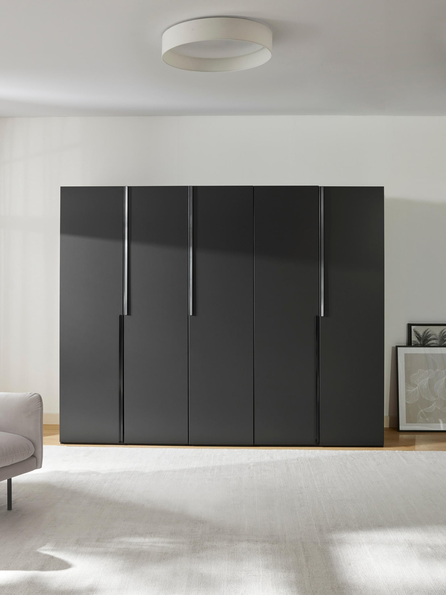 Leonis Hinged-Door Wardrobe, Modular, 250 cm Wide, in Various Sizes