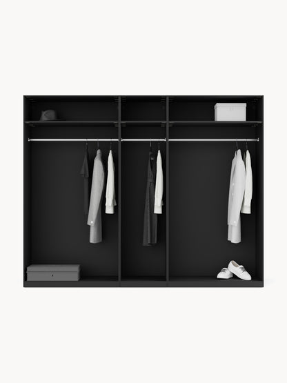 Leonis Hinged-Door Wardrobe, Modular, 250 cm Wide, in Various Sizes