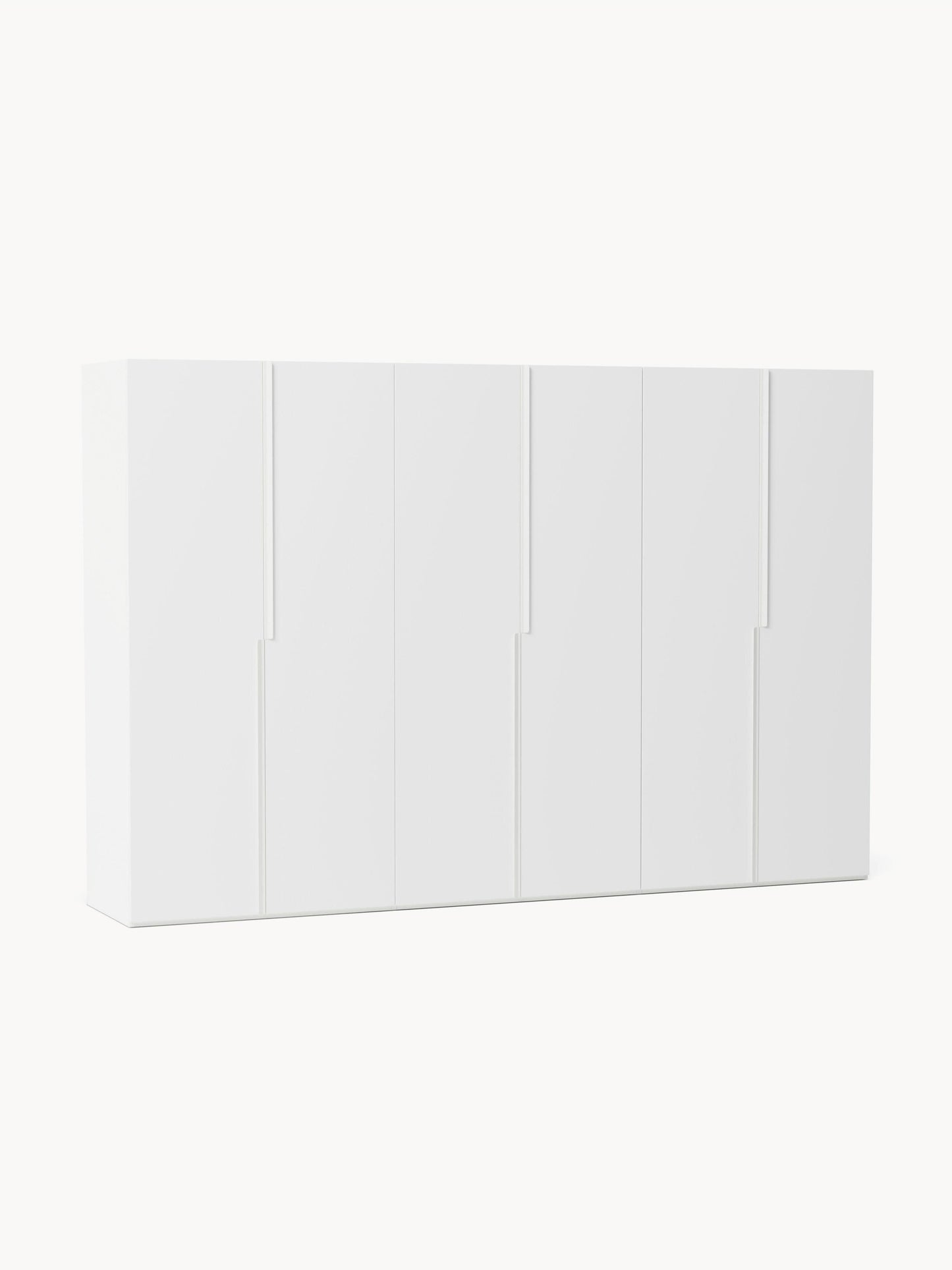 Leonis Hinged-Door Wardrobe, Modular, 300 cm Wide, in Various Sizes
