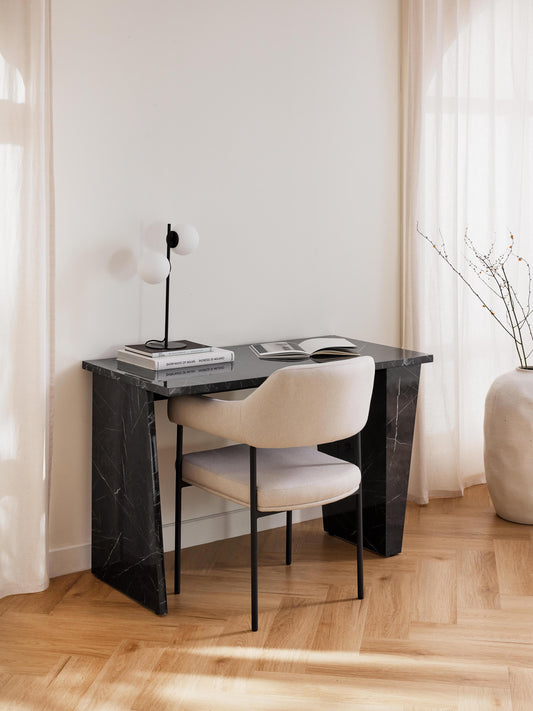 Liaven Desk in Marble Look