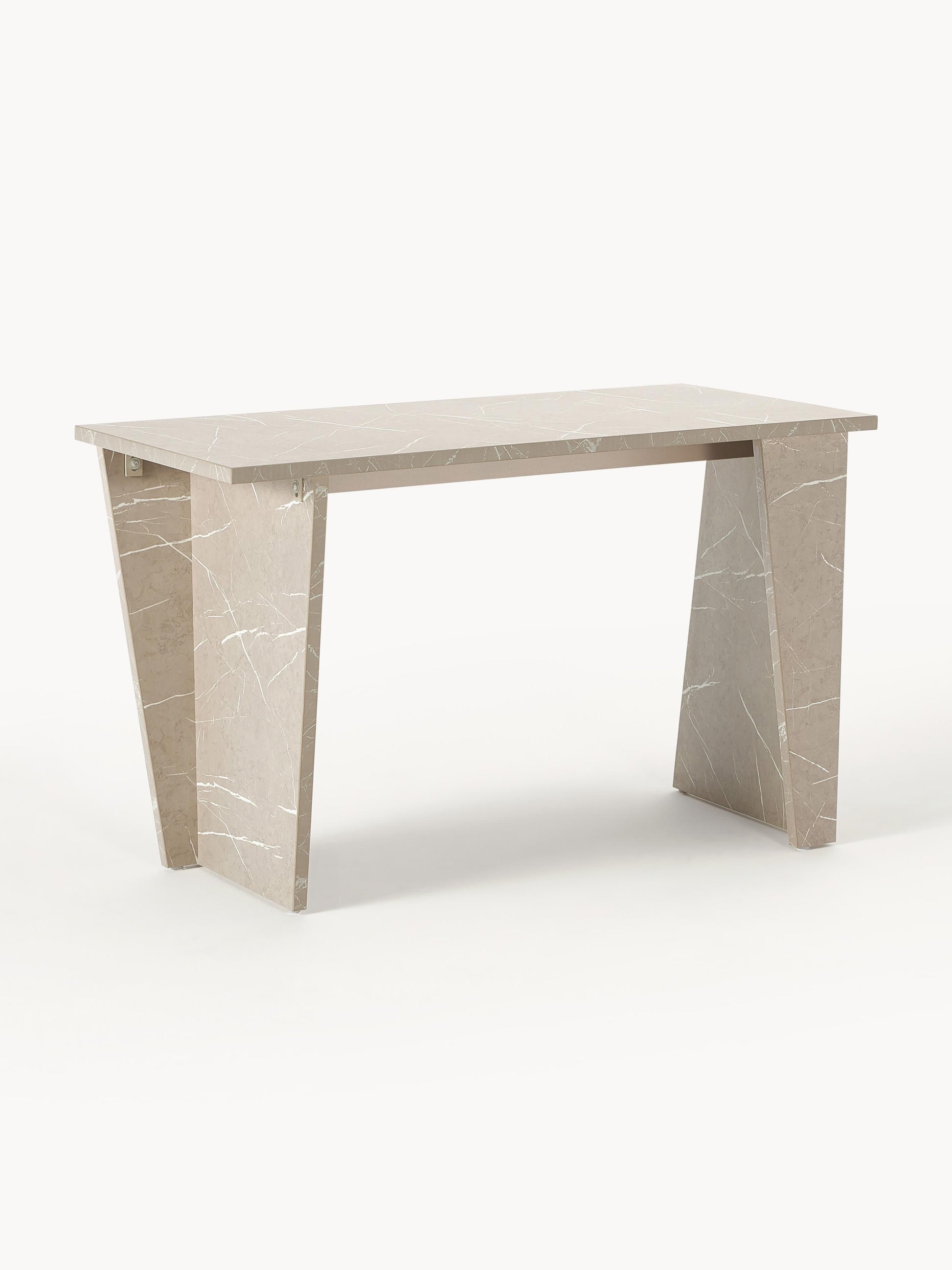 Liaven Desk in Travertine Look