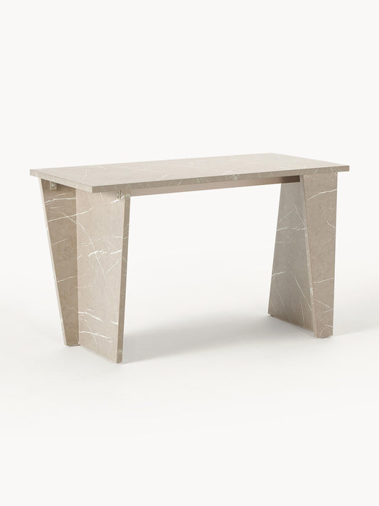 Liaven Desk in Travertine Look