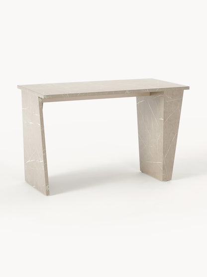 Liaven Desk in Travertine Look