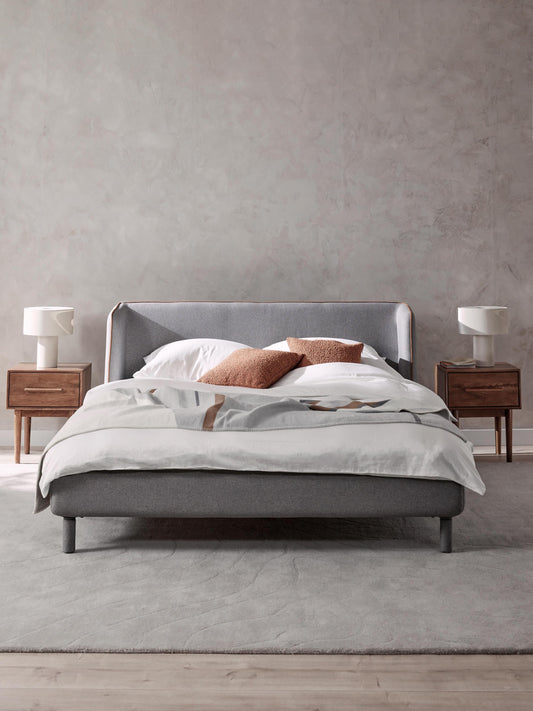 Lumira Upholstered Bed with Headboard