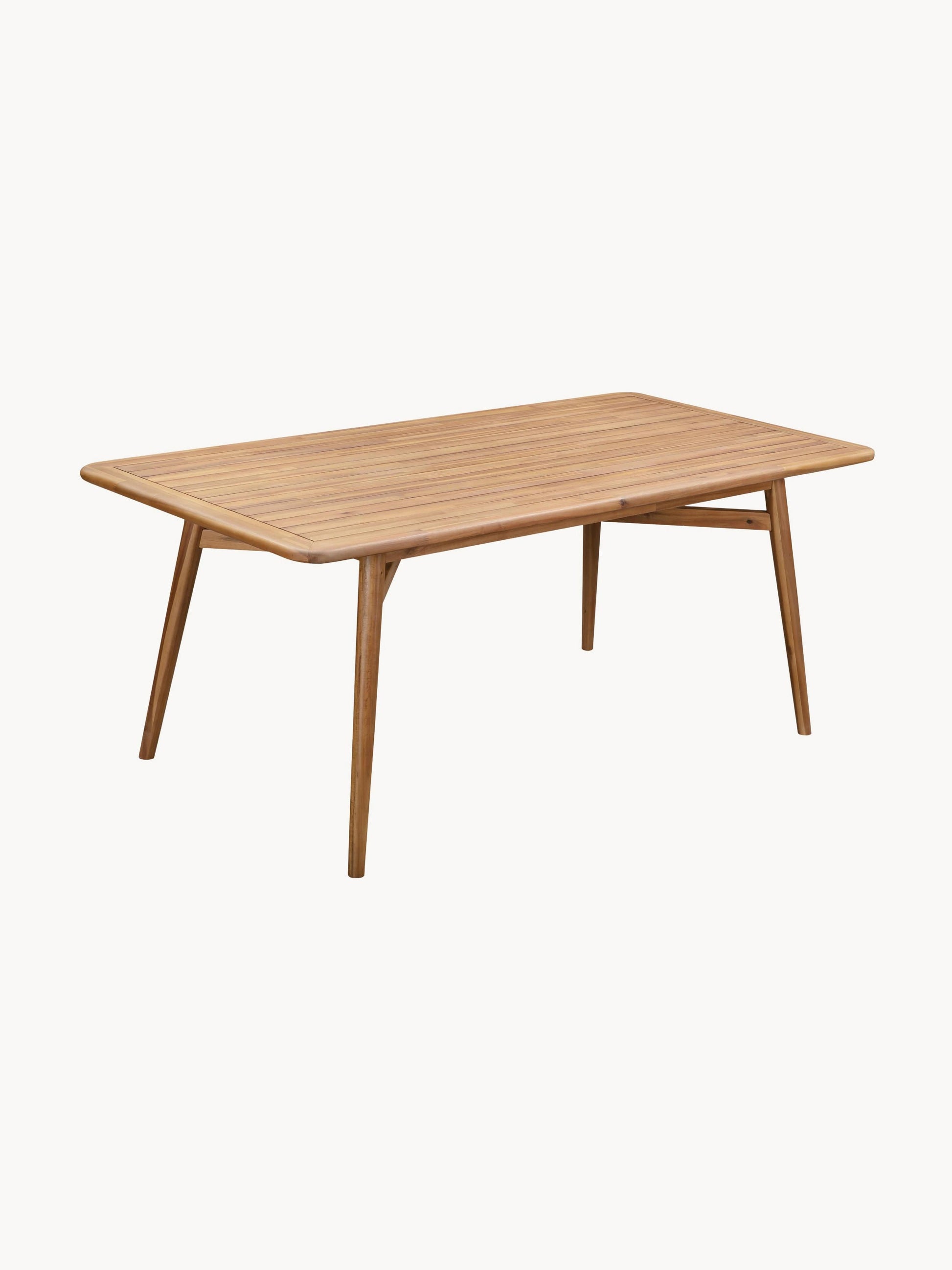 Marven Acacia Wood Garden Table, 180 x 90 cm