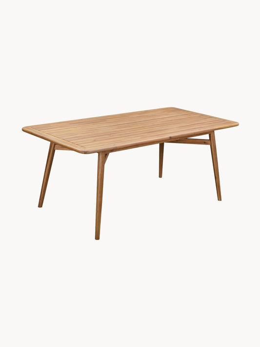 Marven Acacia Wood Garden Table, 180 x 90 cm