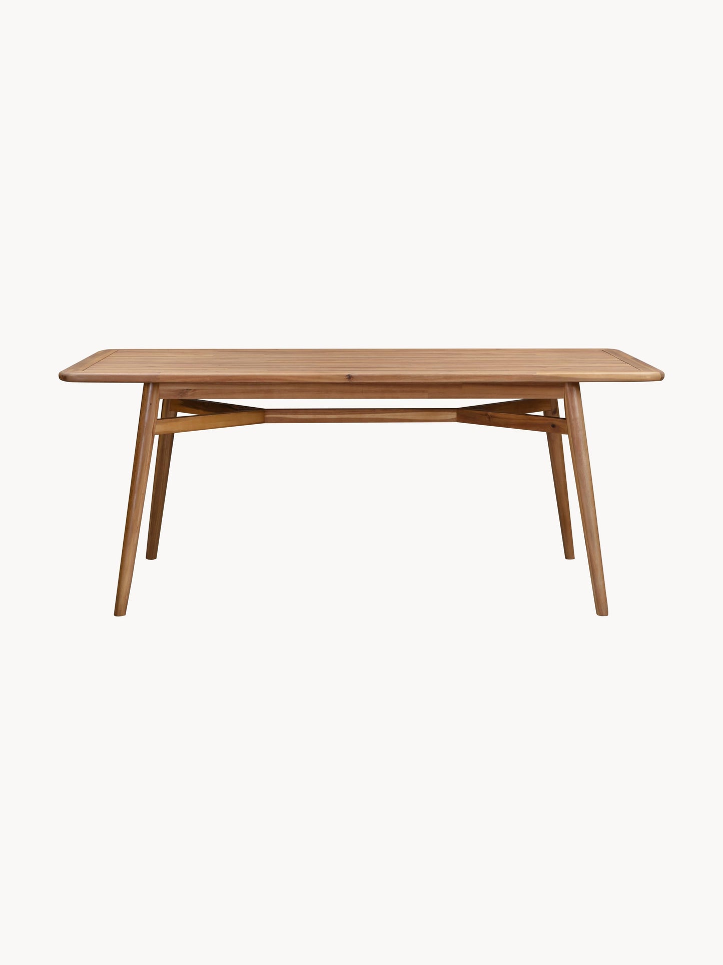 Marven Acacia Wood Garden Table, 180 x 90 cm