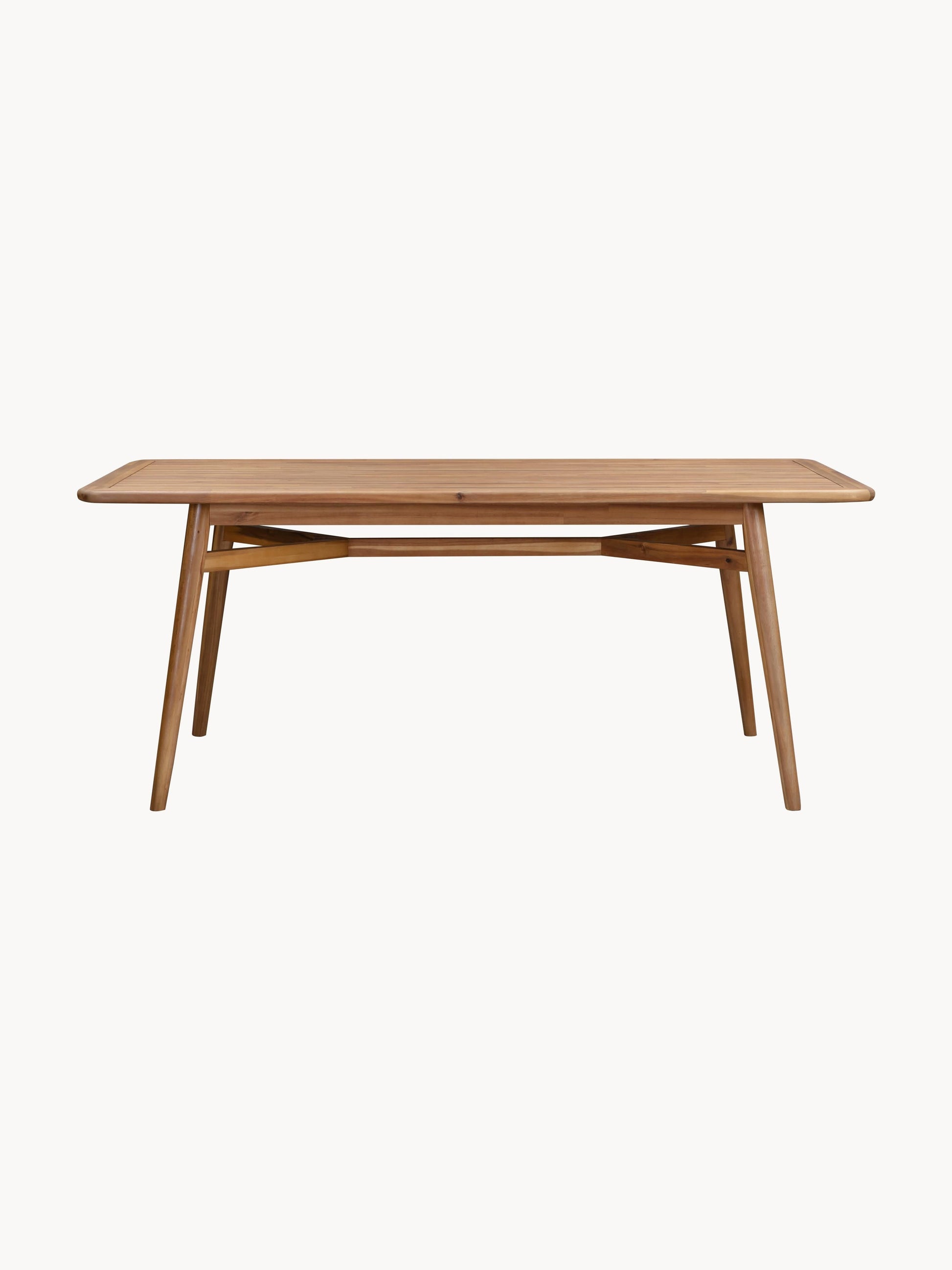 Marven Acacia Wood Garden Table, 180 x 90 cm