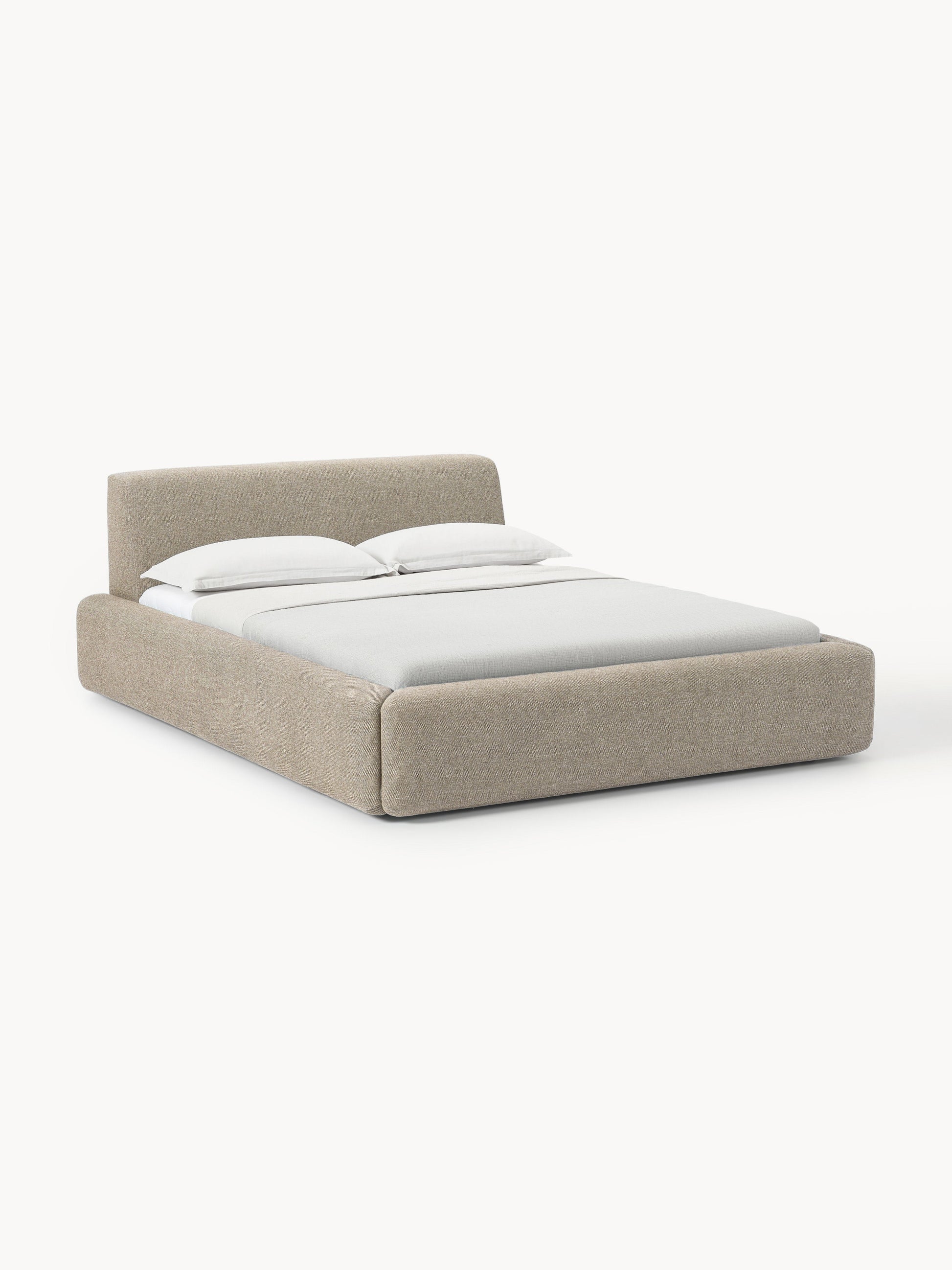 Melina Bed, Upholstered