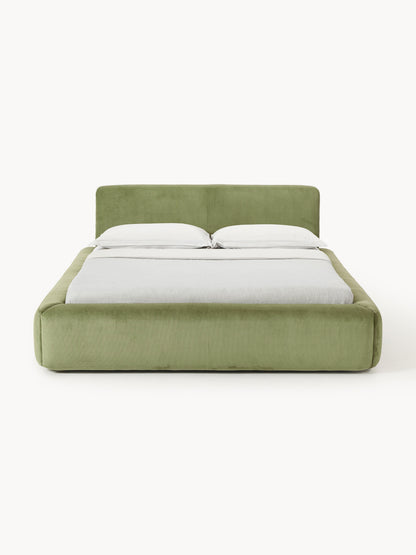 Melina Bed, Upholstered
