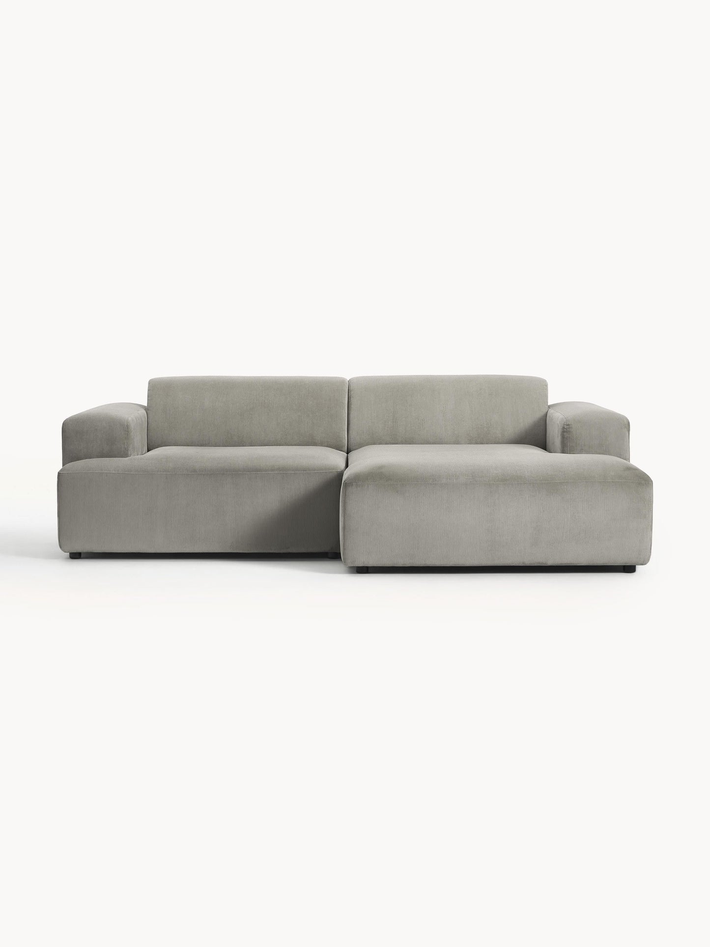 Melina Corduroy Corner Sofa, 3-Seater