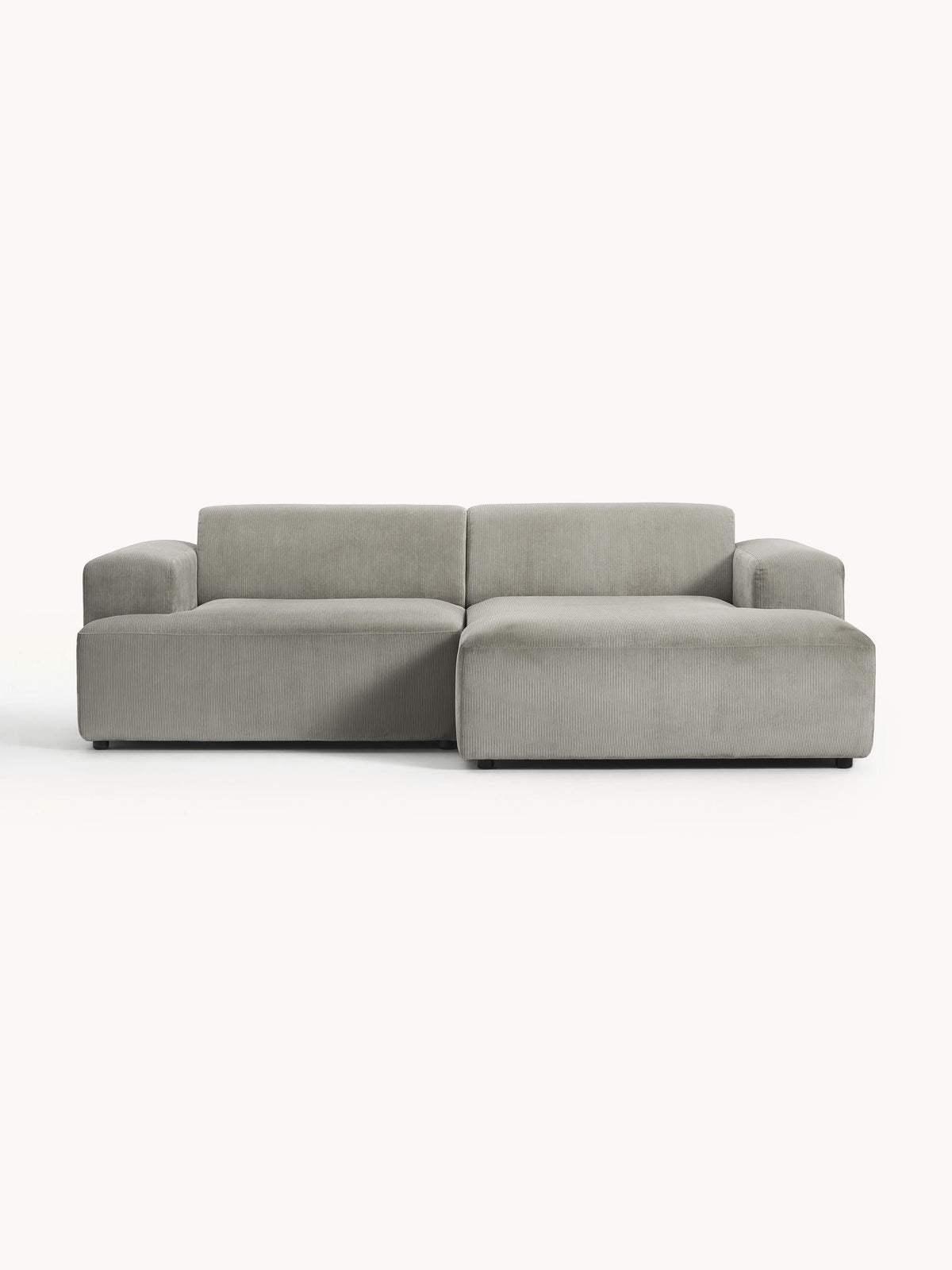 Melina Corduroy Corner Sofa, 3-Seater
