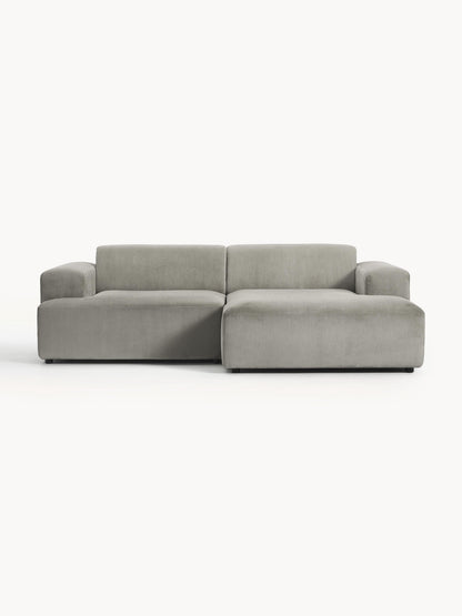 Melina Corduroy Corner Sofa, 3-Seater