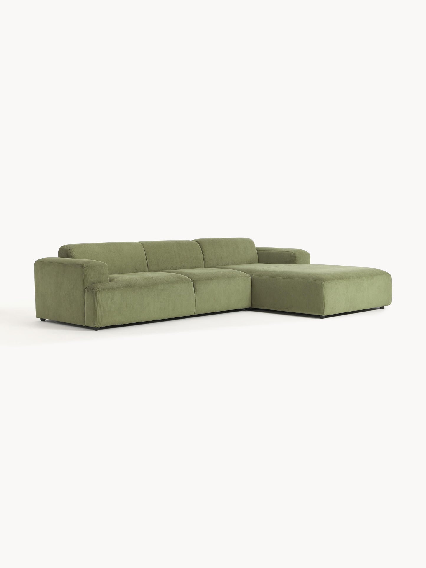 Melina Corduroy Corner Sofa (4-Seater)