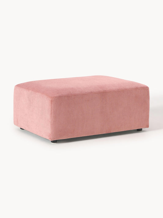 Melina Corduroy Stool, W 99 x D 72 cm