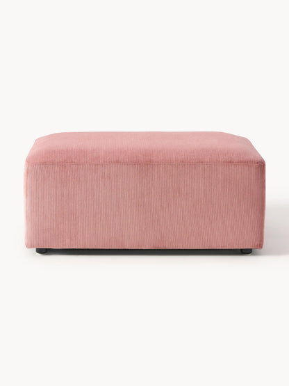 Melina Corduroy Stool, W 99 x D 72 cm